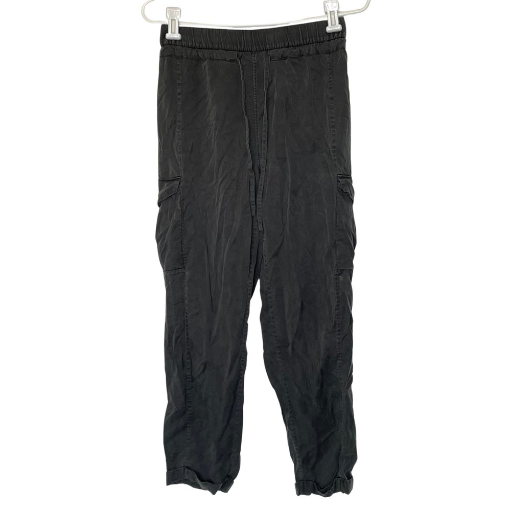 Lululemon Move Lightly Pant Cargo Crop 25” Evergreen Tencel SZ 6 - Picture 4 of 7
